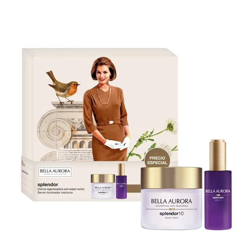 Pack splendor noche + splendor serum iluminador nocturno