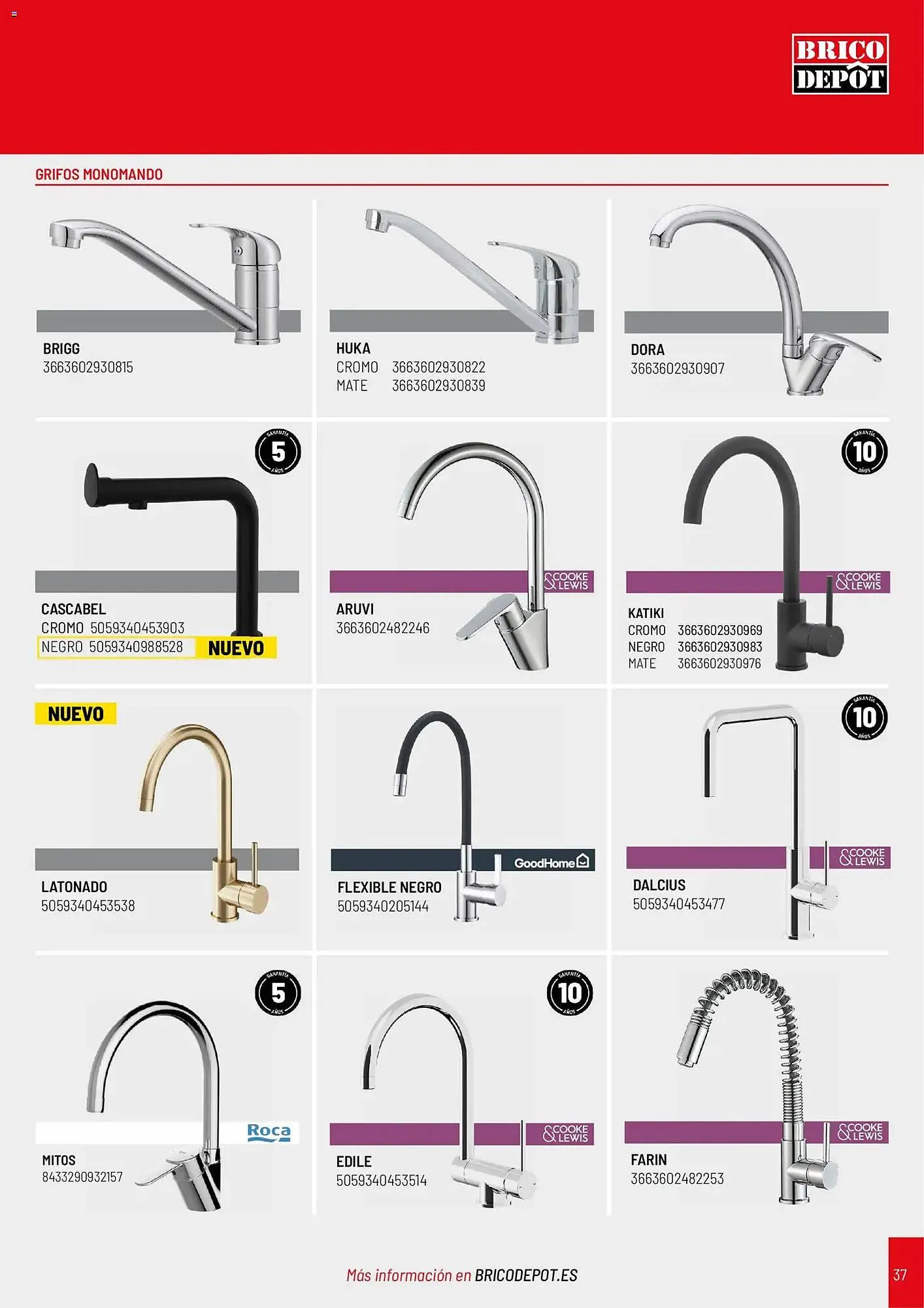 Catálogo de Catálogo Brico Depôt 11 de marzo al 31 de diciembre 2026 - Página 37