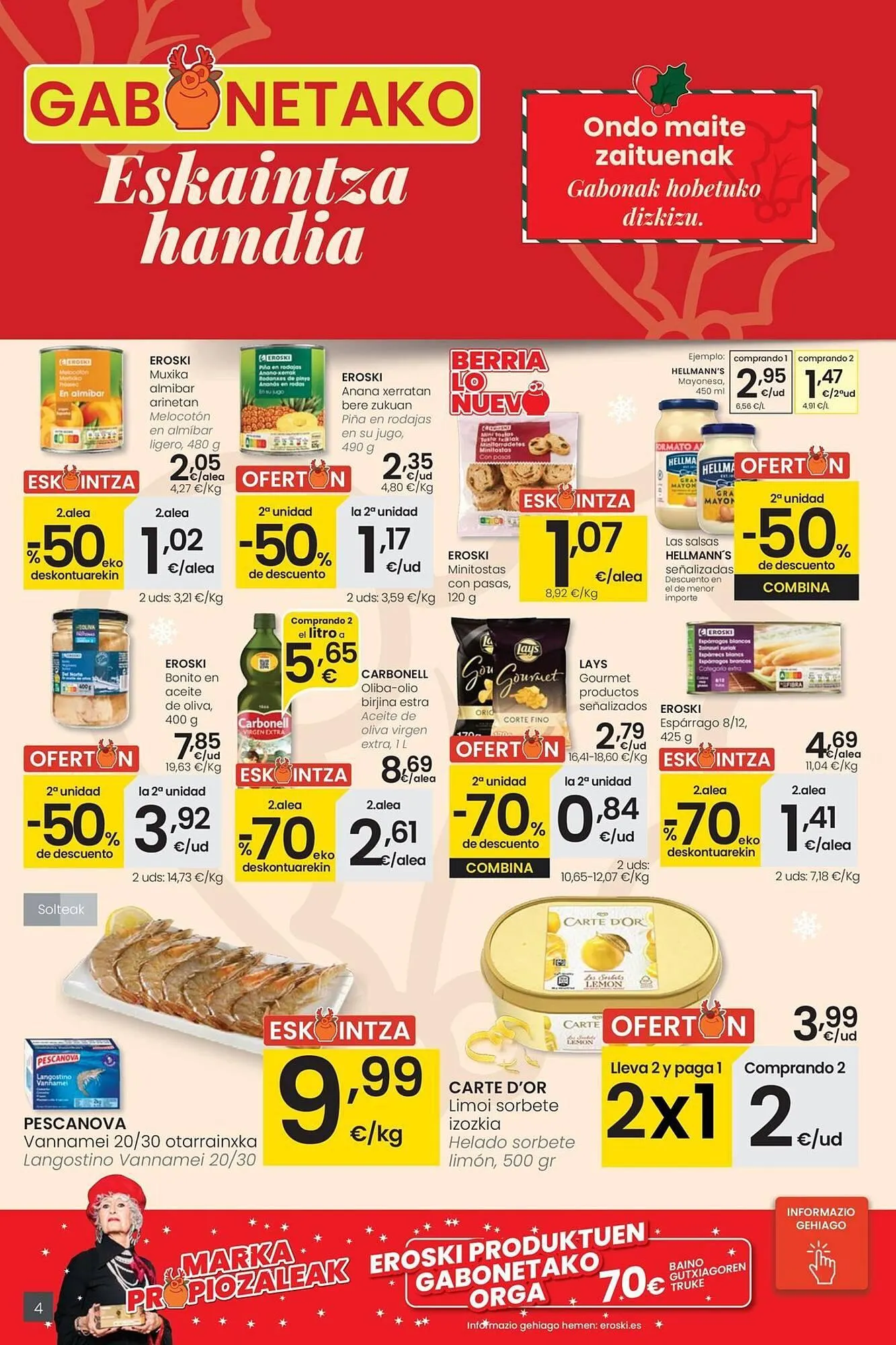 Catálogo de Folleto Eroski 18 de diciembre al 31 de diciembre 2025 - Página 4