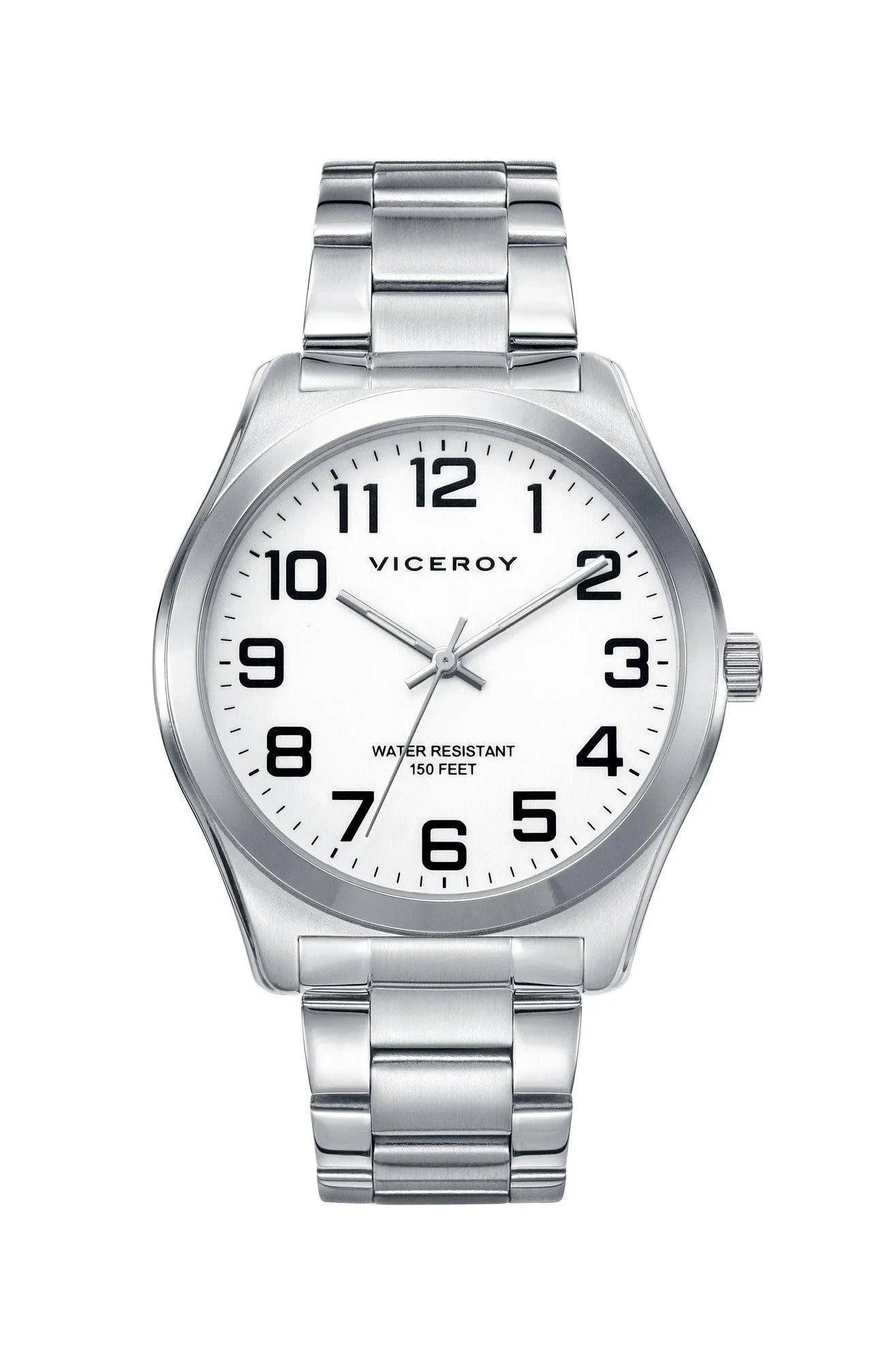 Reloj de hombre Viceroy de acero y esfera blanca
