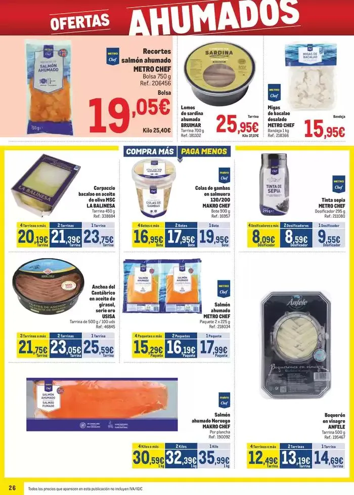 Catálogo de Makro Precios Canarias 8 de abril al 4 de mayo 2025 - Página 26