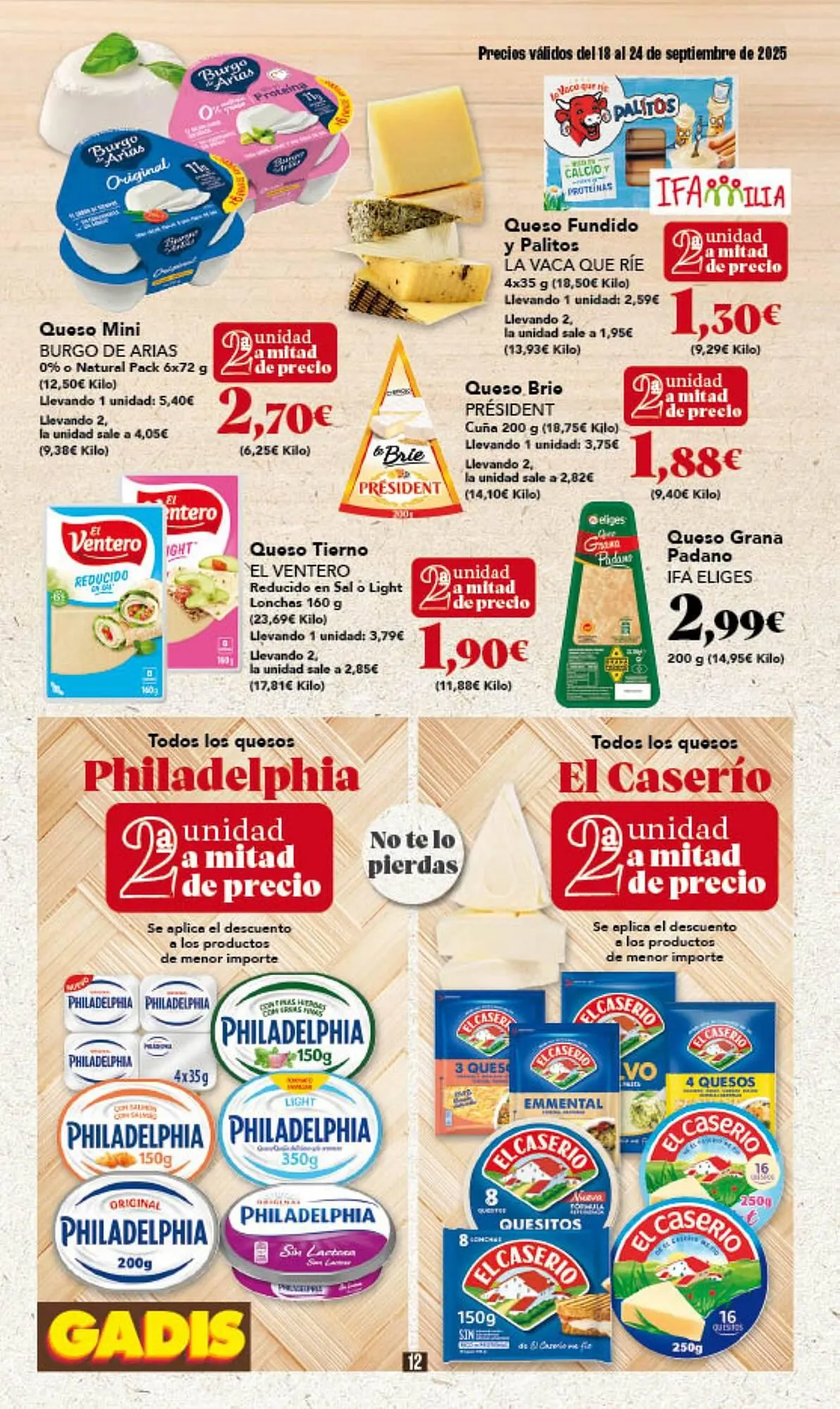 Catálogo de Folleto Gadis 18 de septiembre al 24 de septiembre 2025 - Página 12
