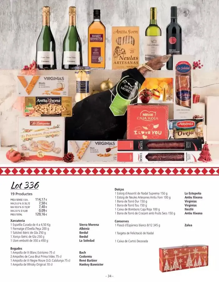 Catálogo de Lots De Nadal Per Regalar 18 de octubre al 19 de diciembre 2024 - Página 36