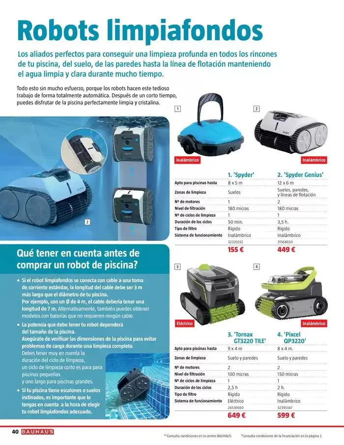 Catálogo de Piscinas, spa, limpieza y Mantenimiento 8 de mayo al 7 de junio 2025 - Página 40