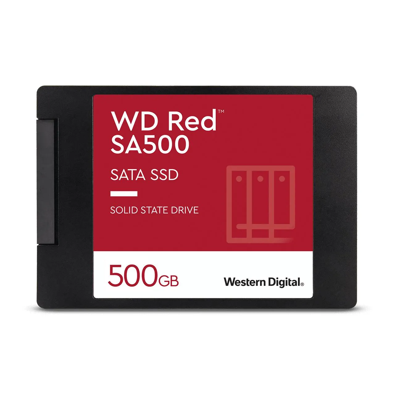 WD Red™ SA500 NAS SATA SSD con carcasa de 2,5”/7 mm