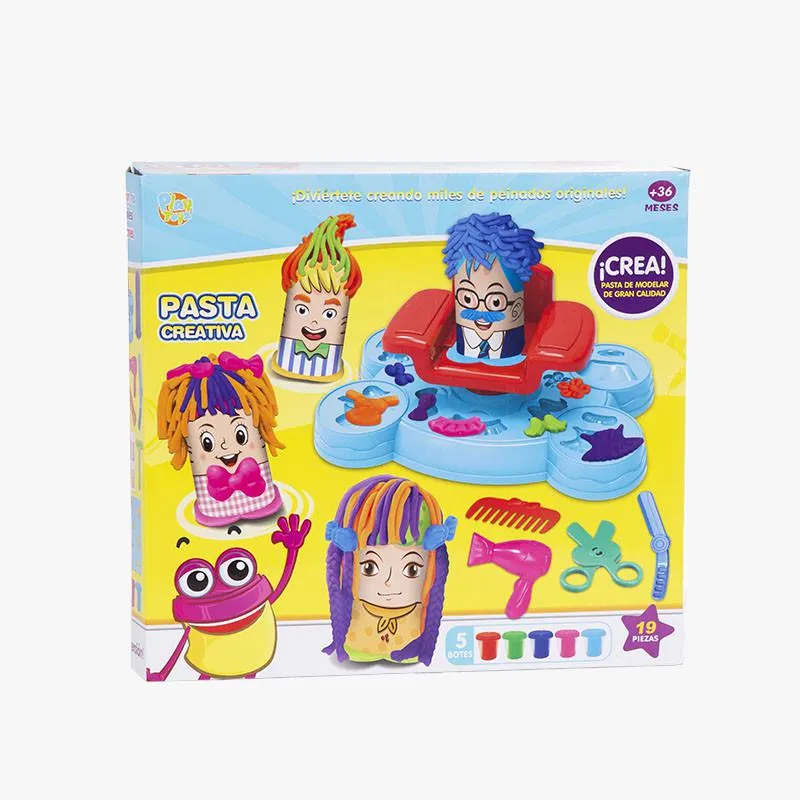 SET PLASTILINA PELUQUERÍA