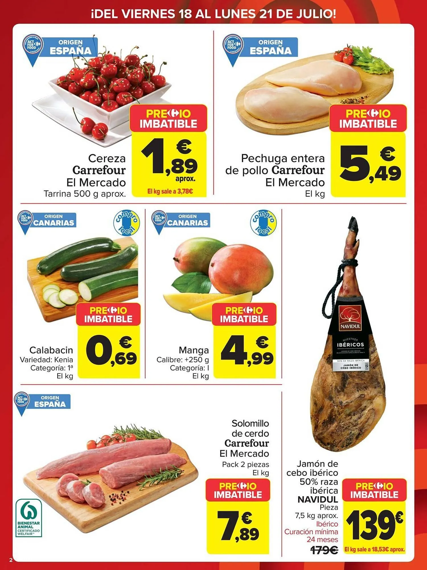 Catálogo de Folleto Carrefour 18 de julio al 21 de julio 2025 - Página 2