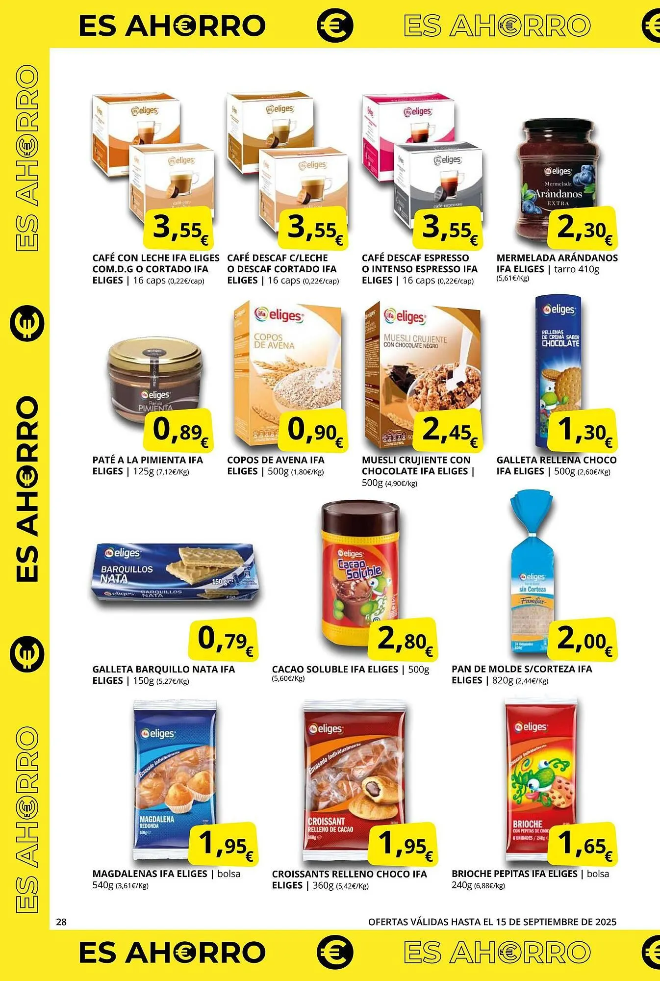 Catálogo de Folleto Supermercados MAS 29 de agosto al 30 de septiembre 2025 - Página 28