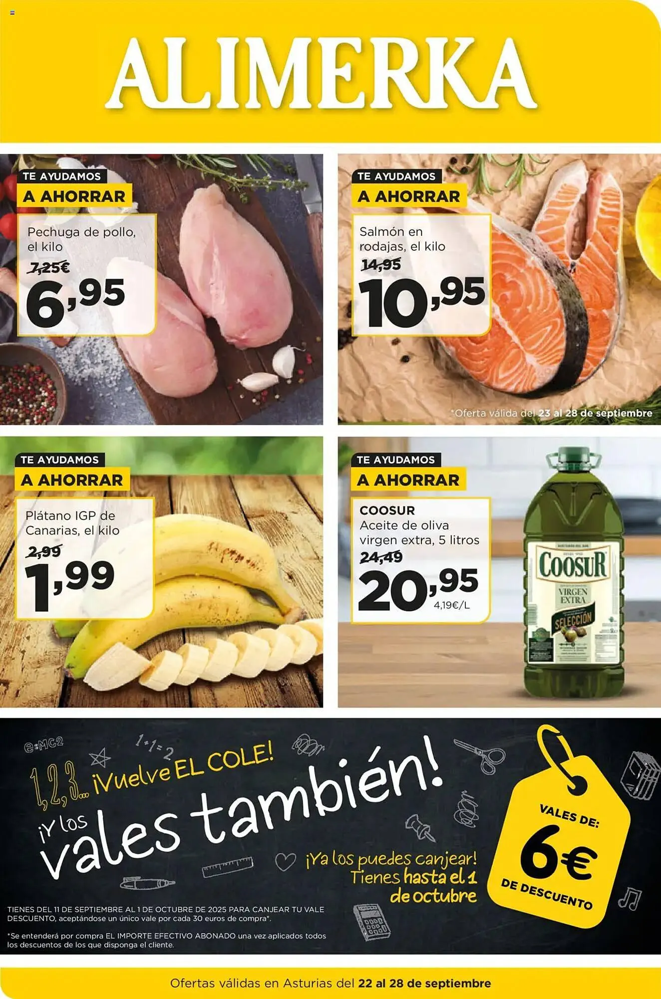 Catálogo de Folleto Alimerka 22 de septiembre al 28 de septiembre 2025 - Página 1