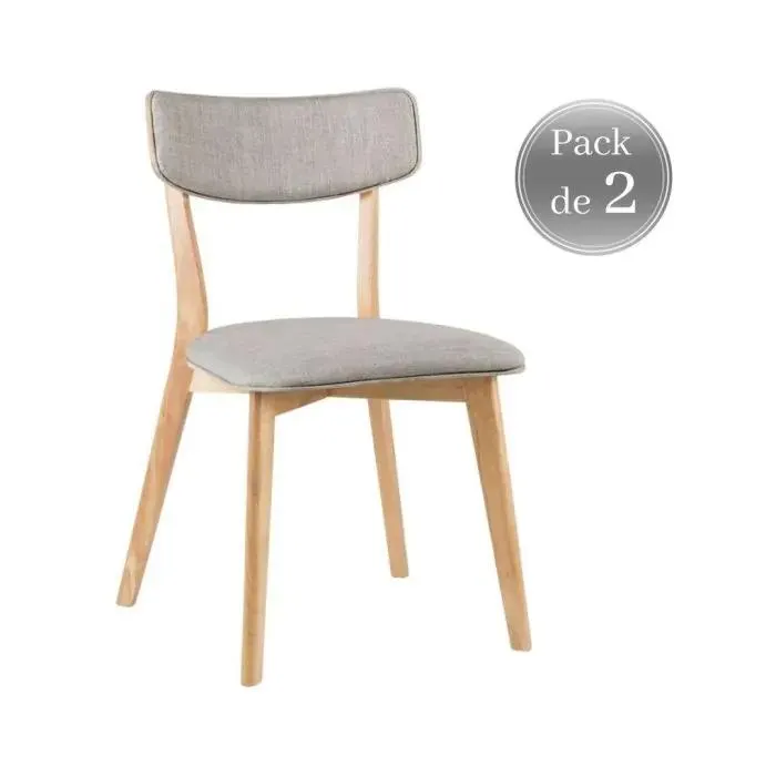 Juego de 2 Sillas de Comedor ANAIS