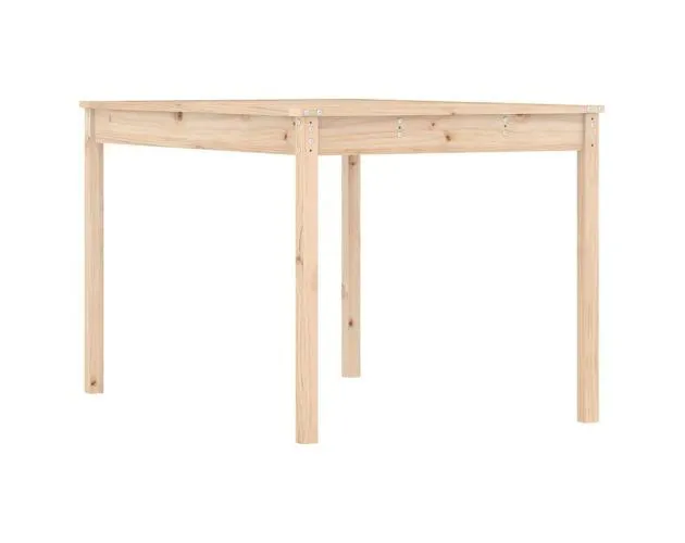 vidaXL mesa de jardín madera maciza pino 121x82,5x76 cm