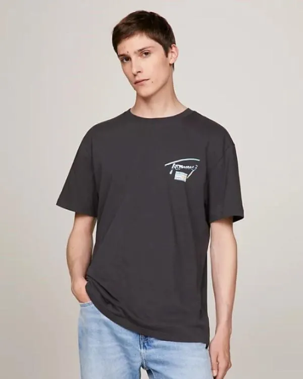 Camisetas Manga larga Hombre Azul DM0DM18283