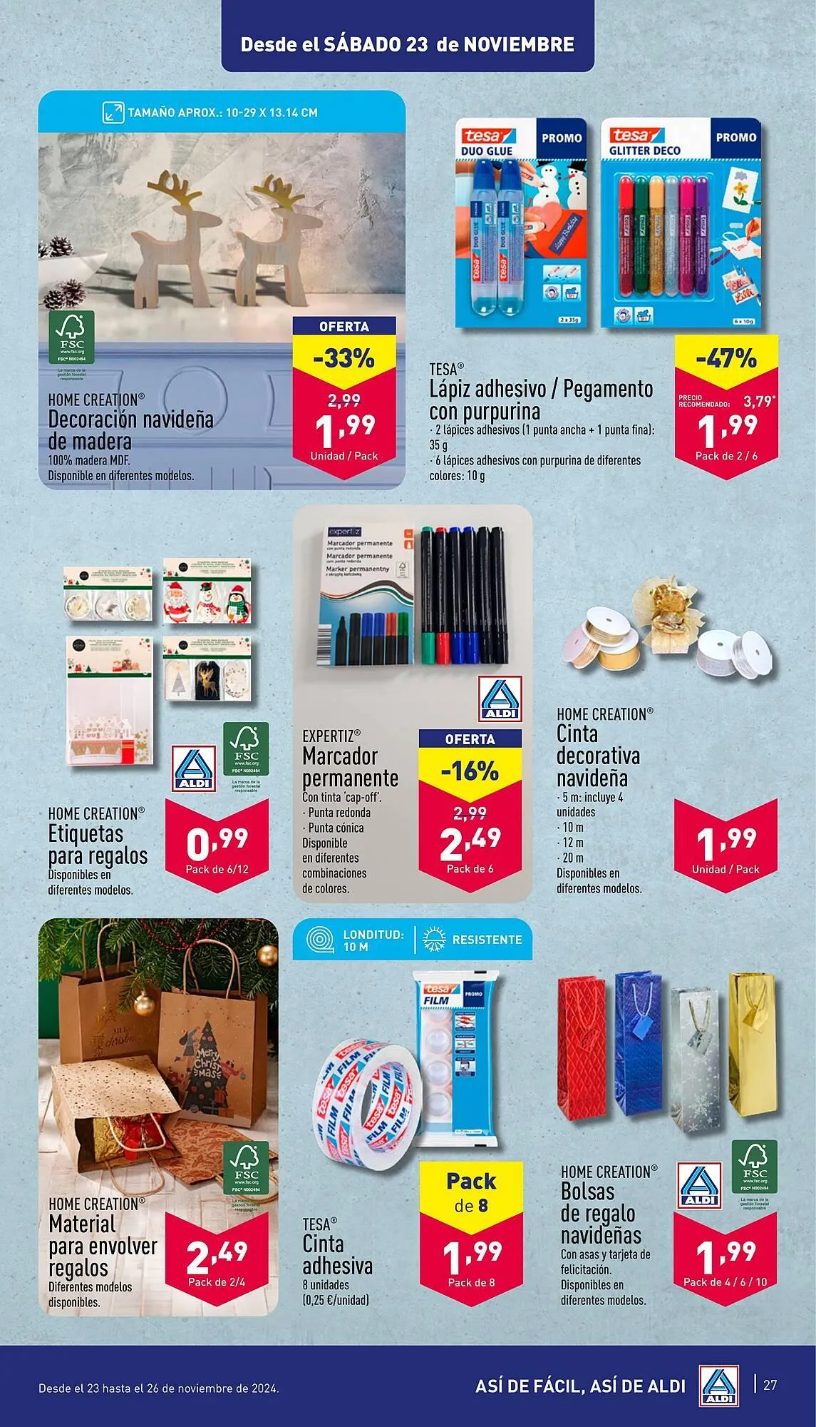 Catálogo de Folleto ALDI 20 de noviembre al 26 de noviembre 2024 - Página 27