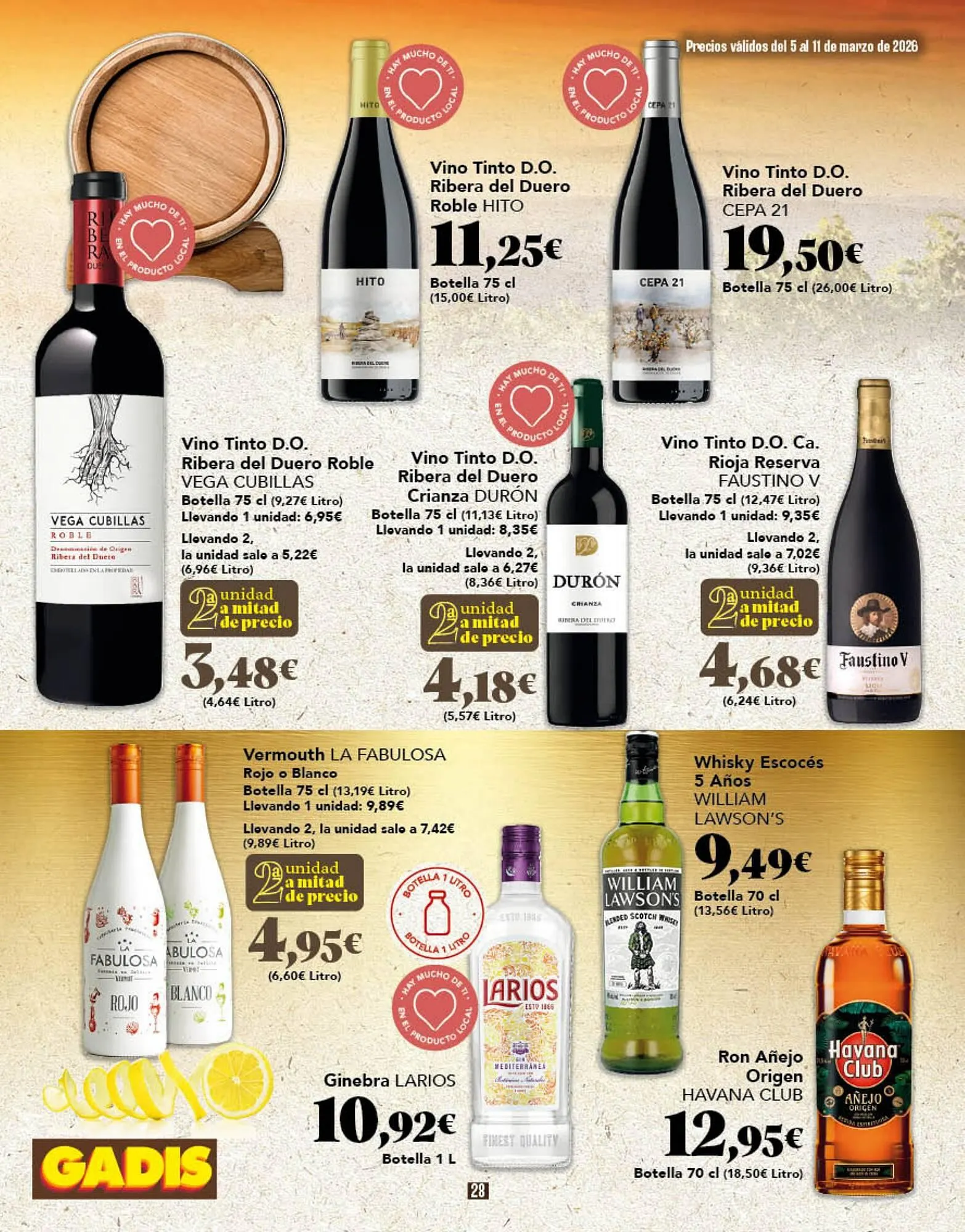 Catálogo de Folleto Gadis 5 de marzo al 11 de marzo 2026 - Página 28