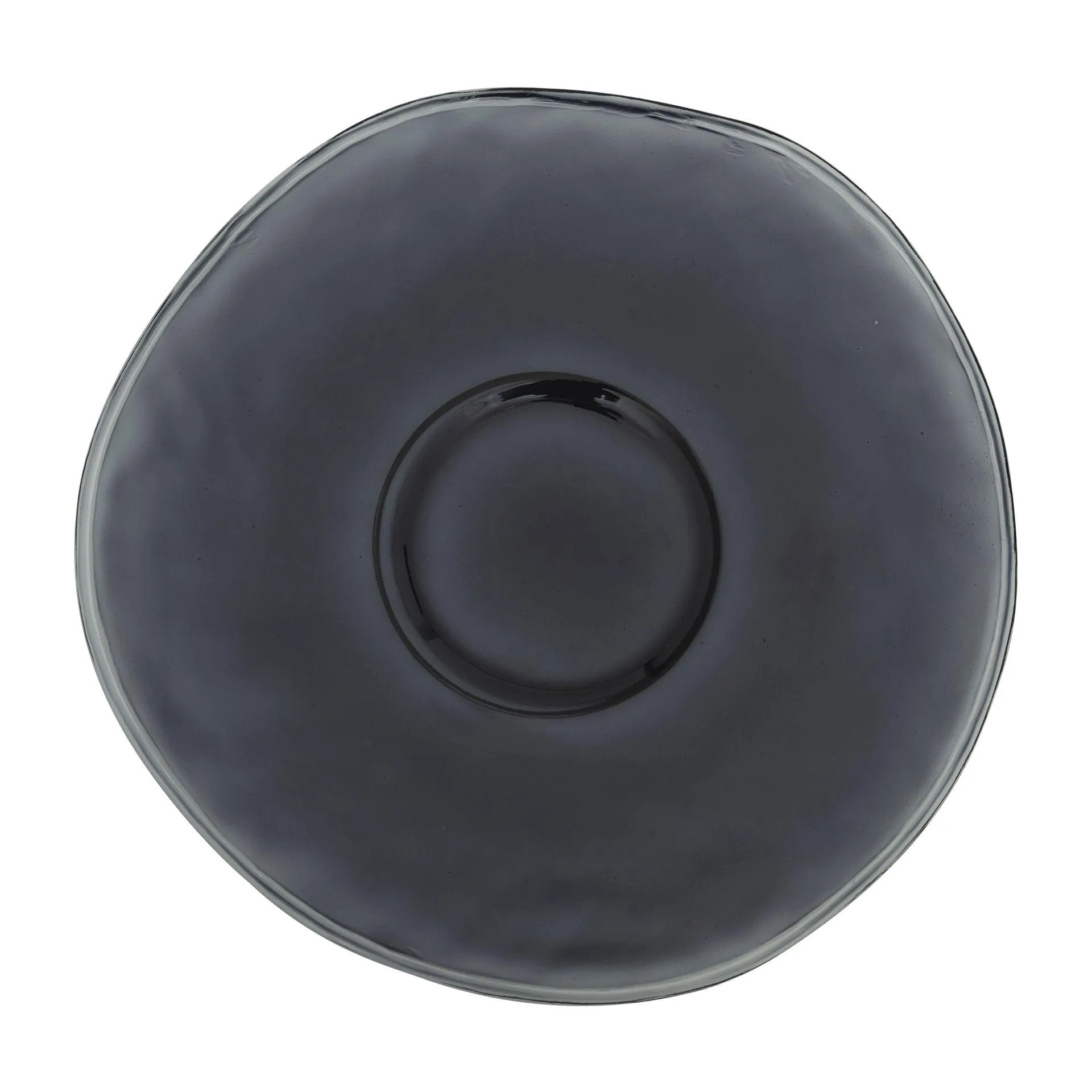 UNC plate recycled glass Ø28 cm