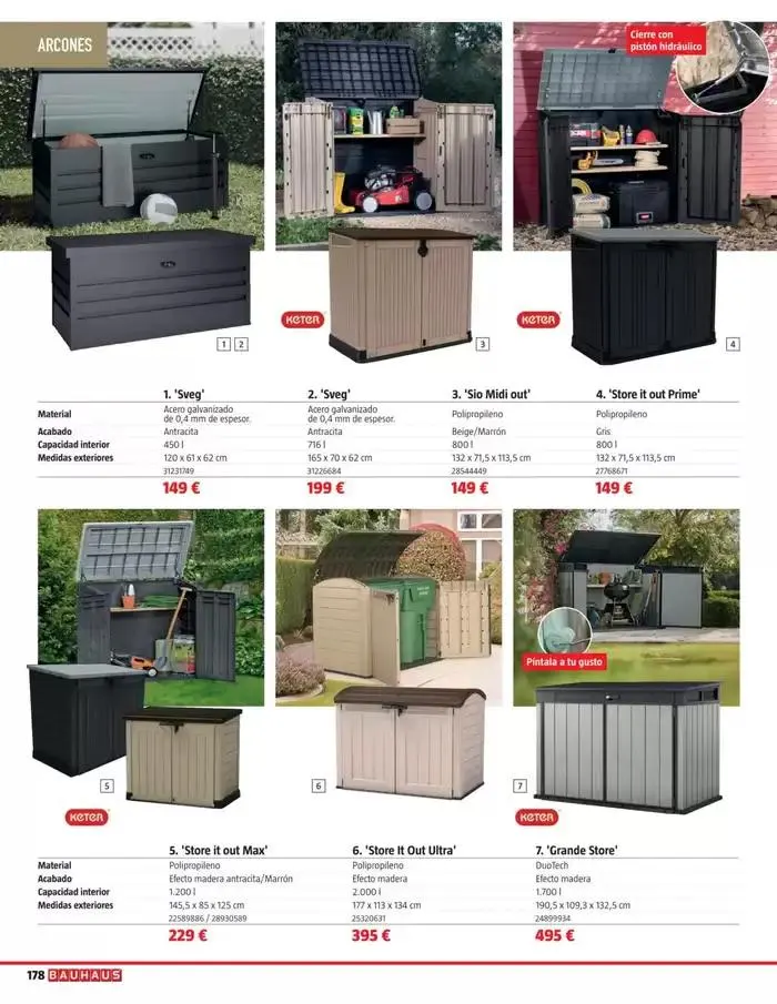 Catálogo de Bauhaus Verano 1 de junio al 31 de agosto 2025 - Página 178