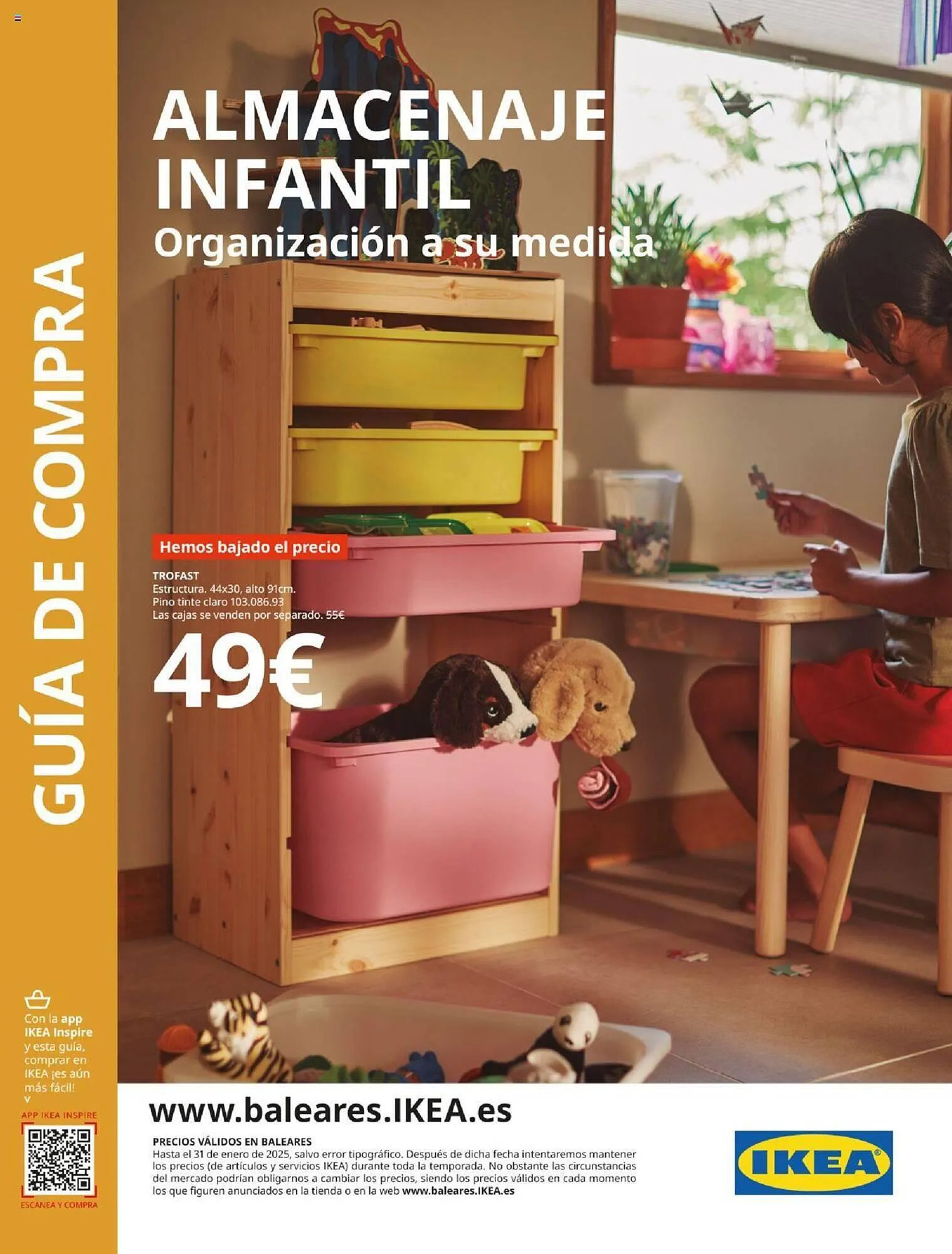 Catálogo de Folleto Almacenaje Infantil IKEA 18 de septiembre al 31 de enero 2025 - Página 1