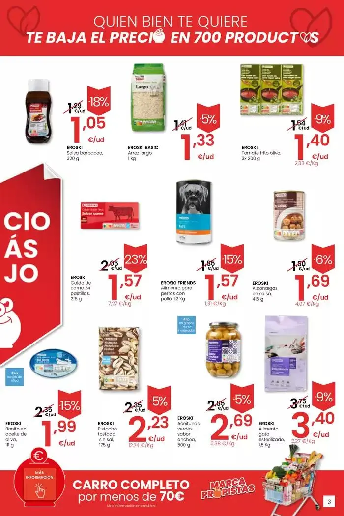 Catálogo de Precio más bajo HIPERMERCADOS EROSKI 13 de marzo al 26 de marzo 2025 - Página 3