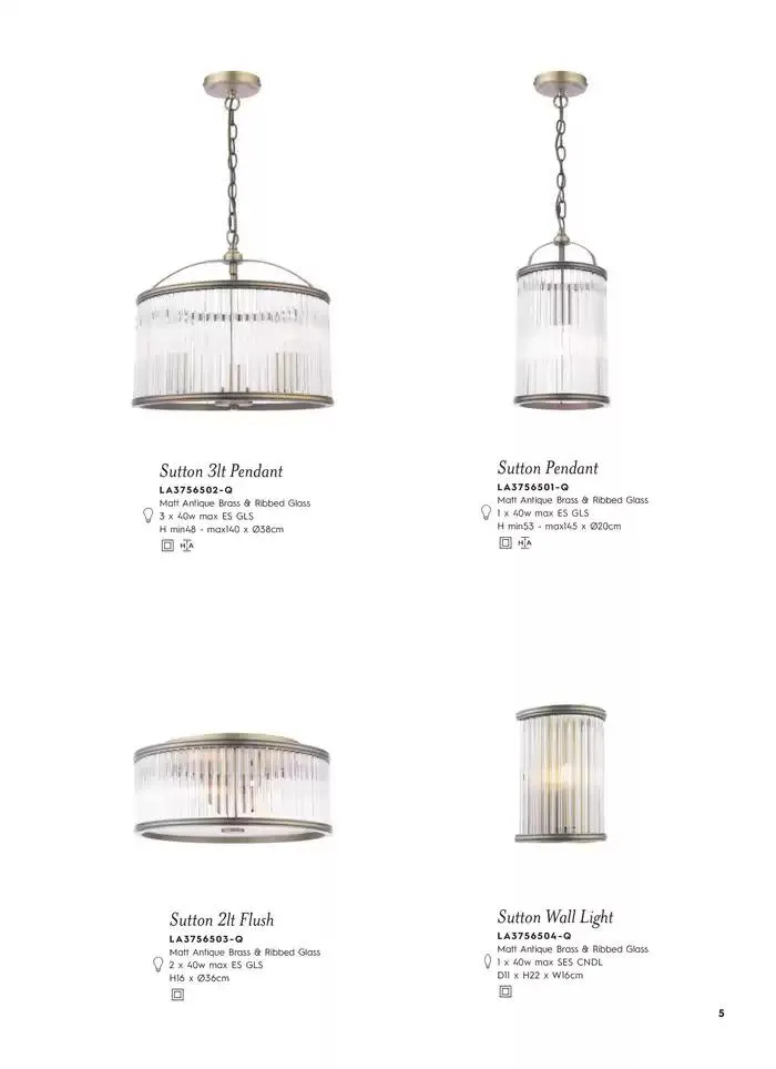 Catálogo de Lighting & Mirror Collection 12 de marzo al 31 de agosto 2025 - Página 7