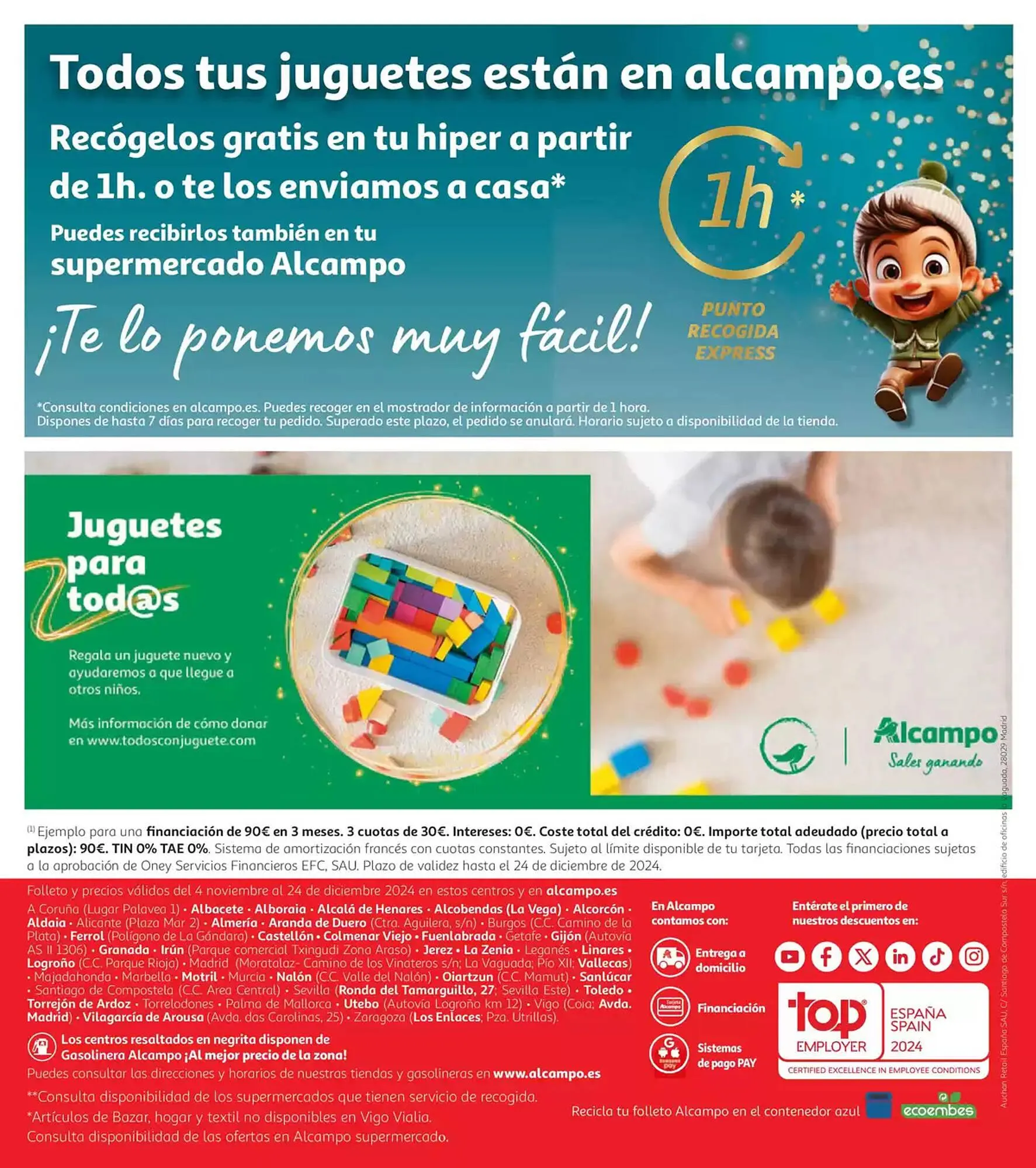 Catálogo de Folleto Alcampo 4 de noviembre al 24 de diciembre 2024 - Página 124