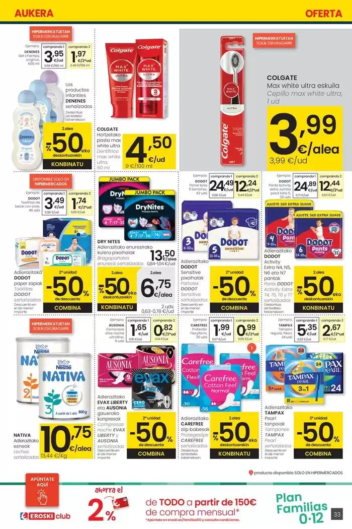 Catálogo de AUKERA OFERTA HIPERMERKATUAK EROSKI 15 de mayo al 27 de mayo 2025 - Página 33