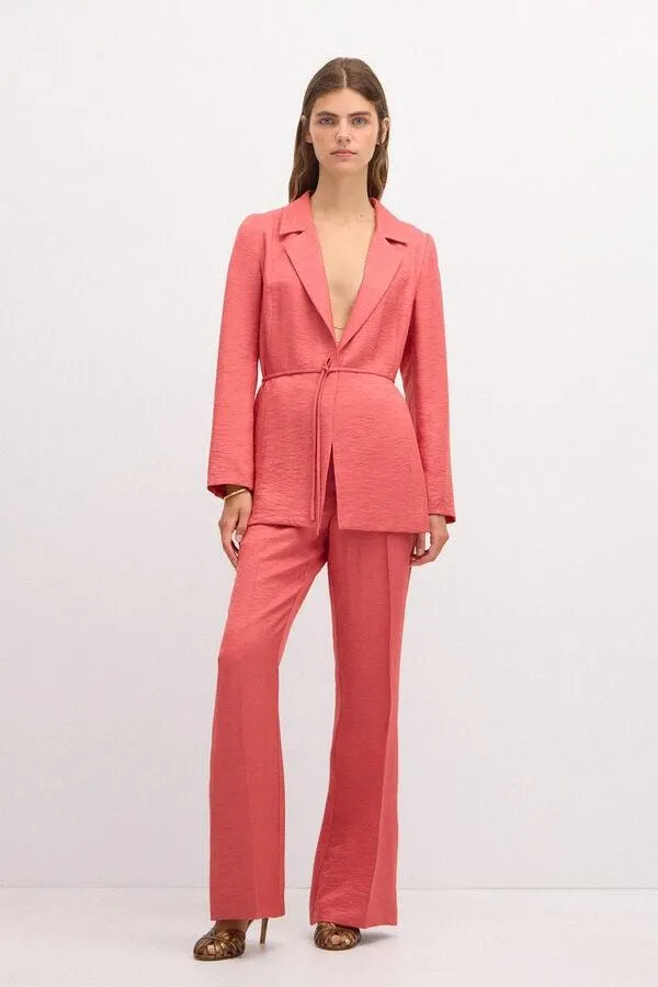 Edurne. Chaqueta sastre satinada