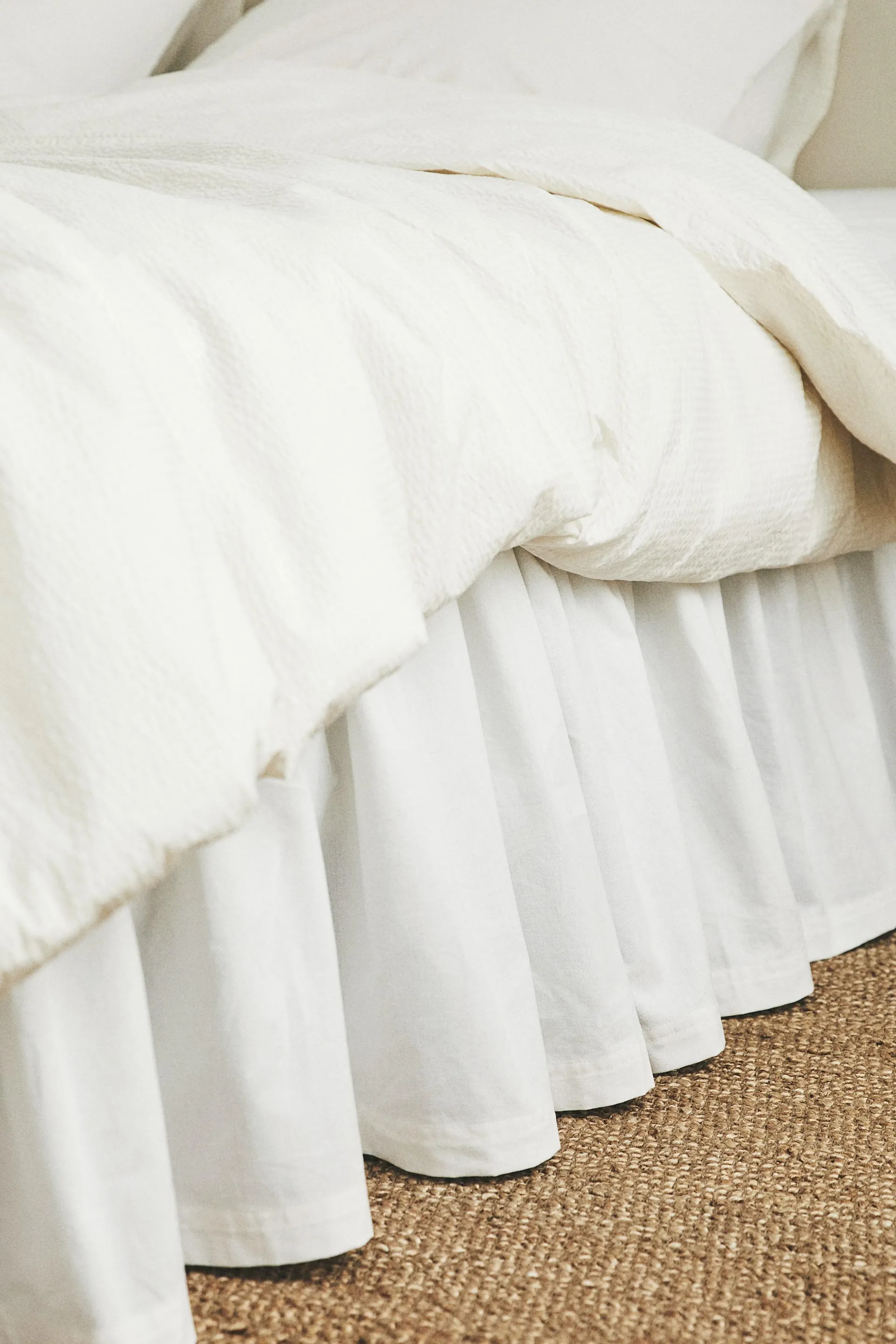 Cubrecanapé en mezcla de algodón para cama doble