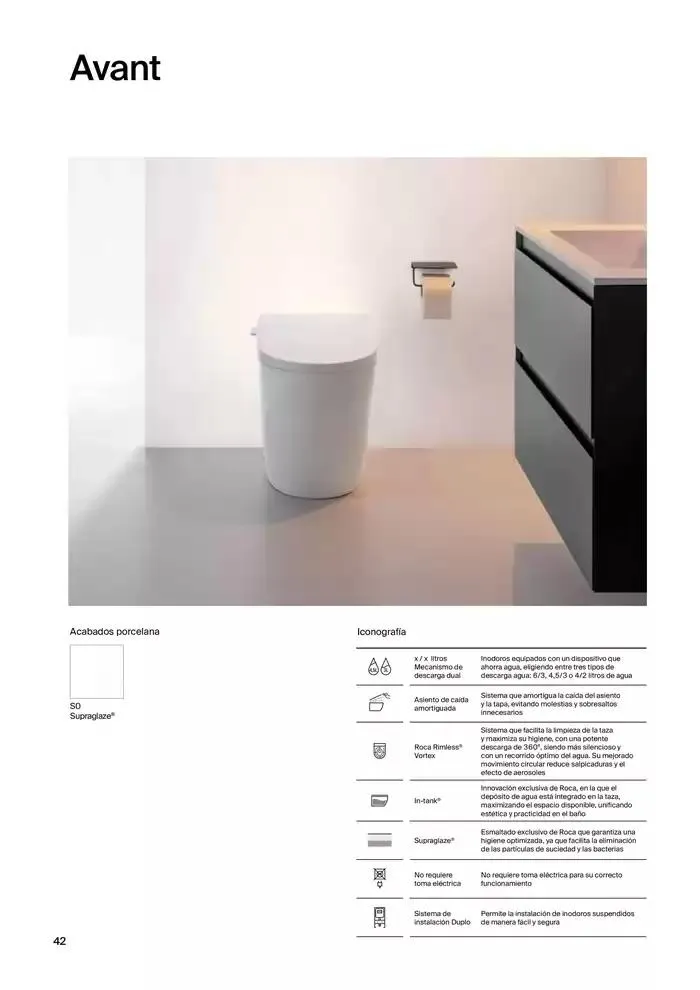 Catálogo de Colecciones de Baño, Muebles y Accesorios 9 de enero al 31 de diciembre 2025 - Página 44