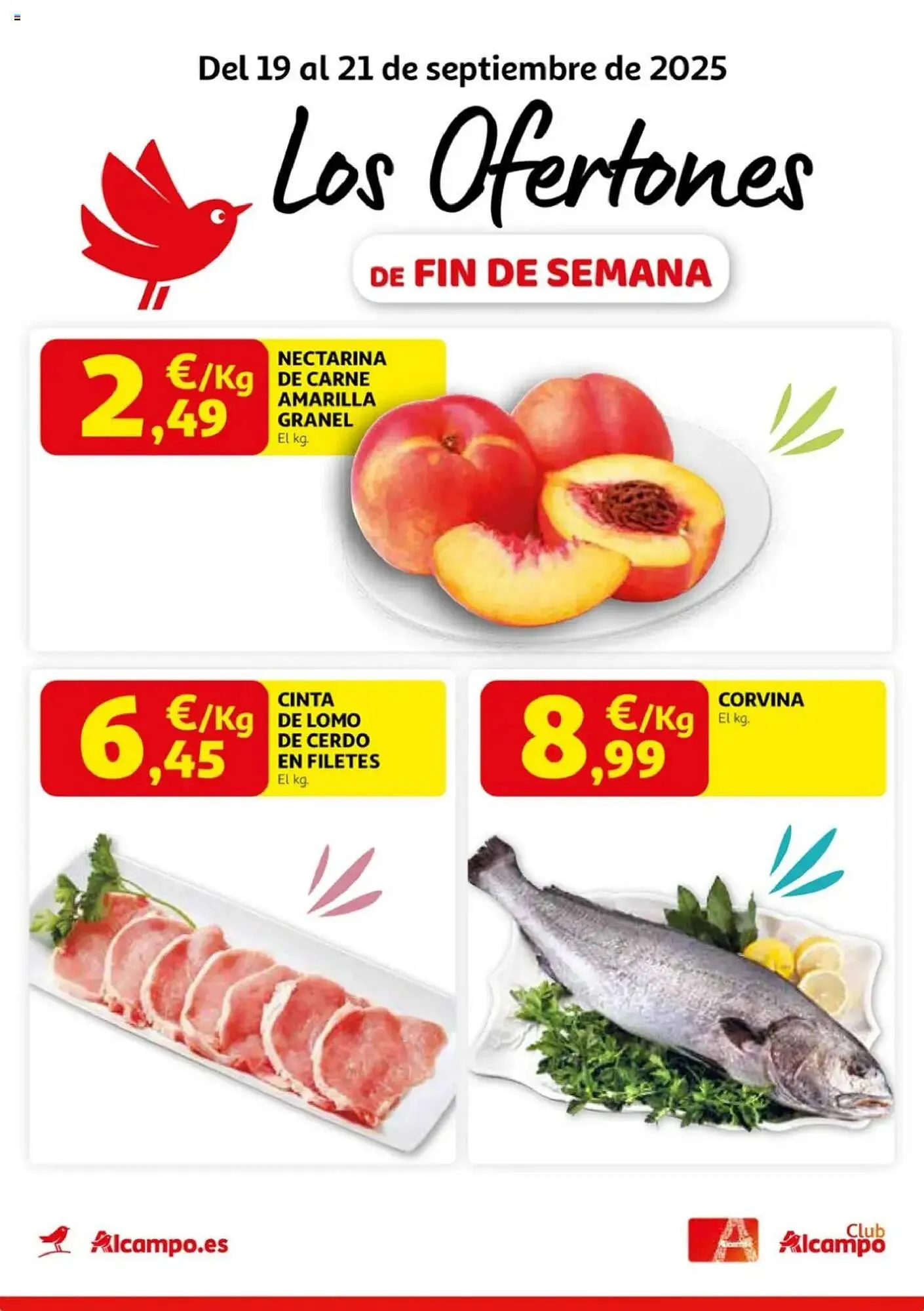 Catálogo de Folleto Alcampo 19 de septiembre al 21 de septiembre 2025 - Página 1