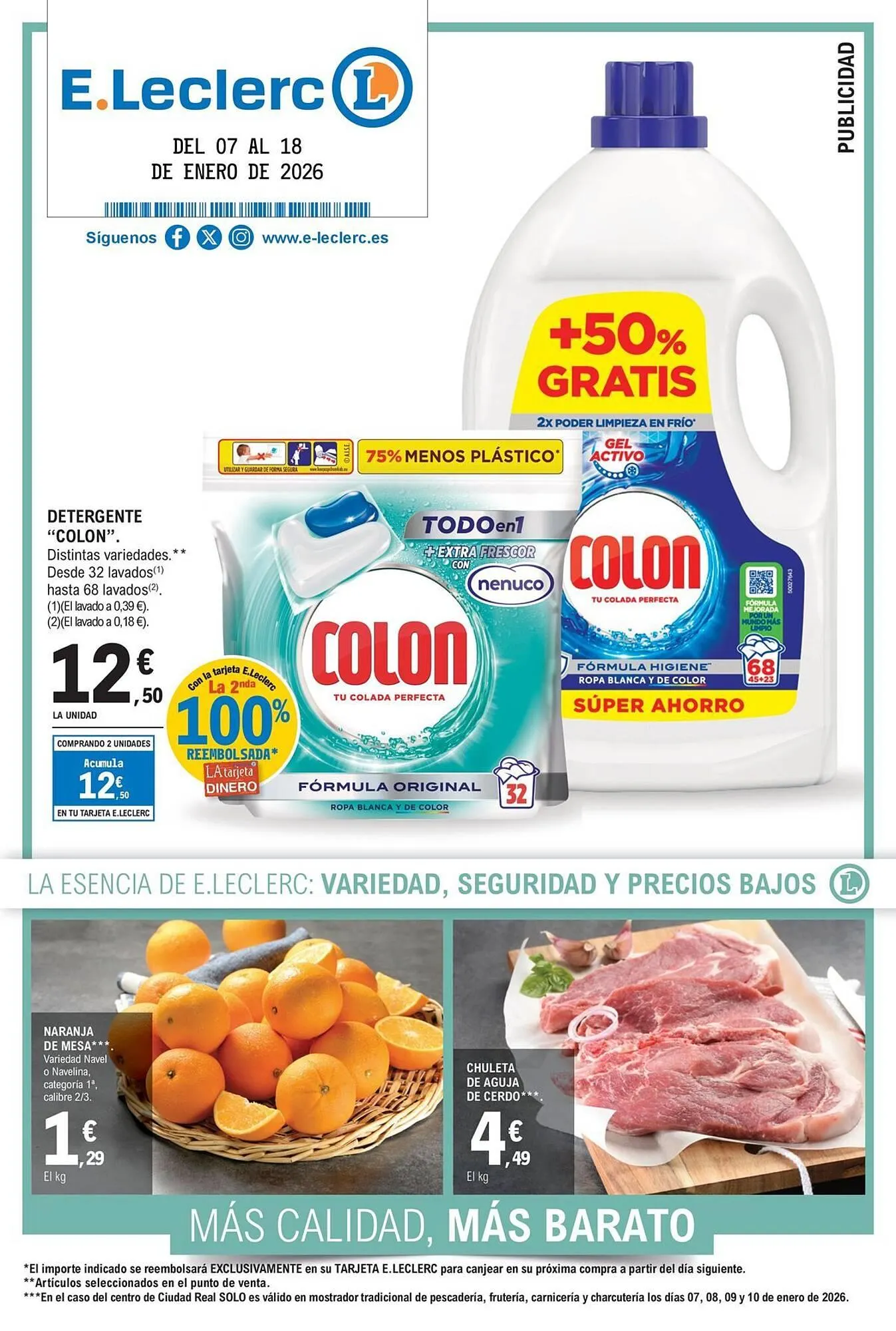 Catálogo de Catálogo E.Leclerc 7 de enero al 25 de enero 2026 - Página 1