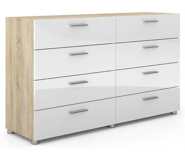 Cómoda doble 8 cajones KATY