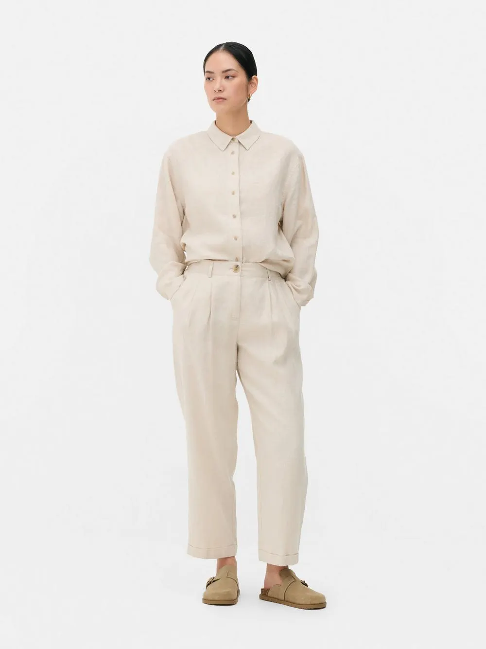 Pantaloni in lino The Edit