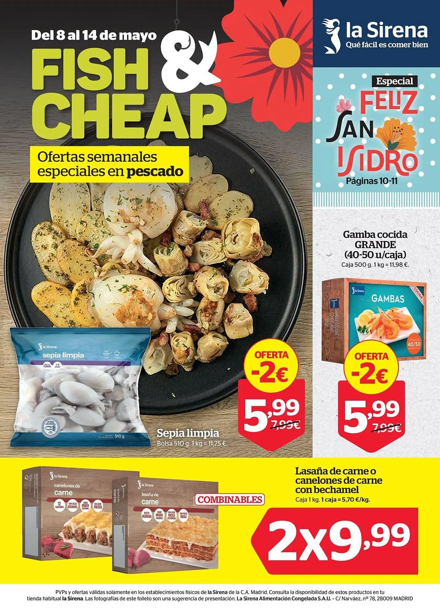 Catálogo de Folleto La Sirena 8 de mayo al 14 de mayo 2024 - Página 1