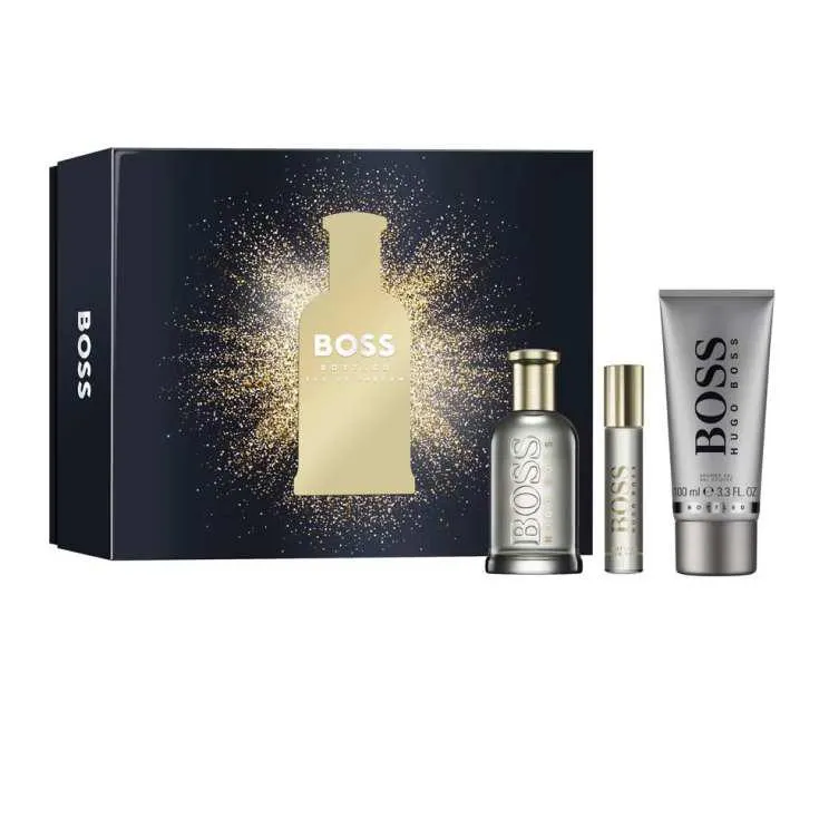 hugo boss boss bottled eau de parfum 100ml cofre 3 piezas