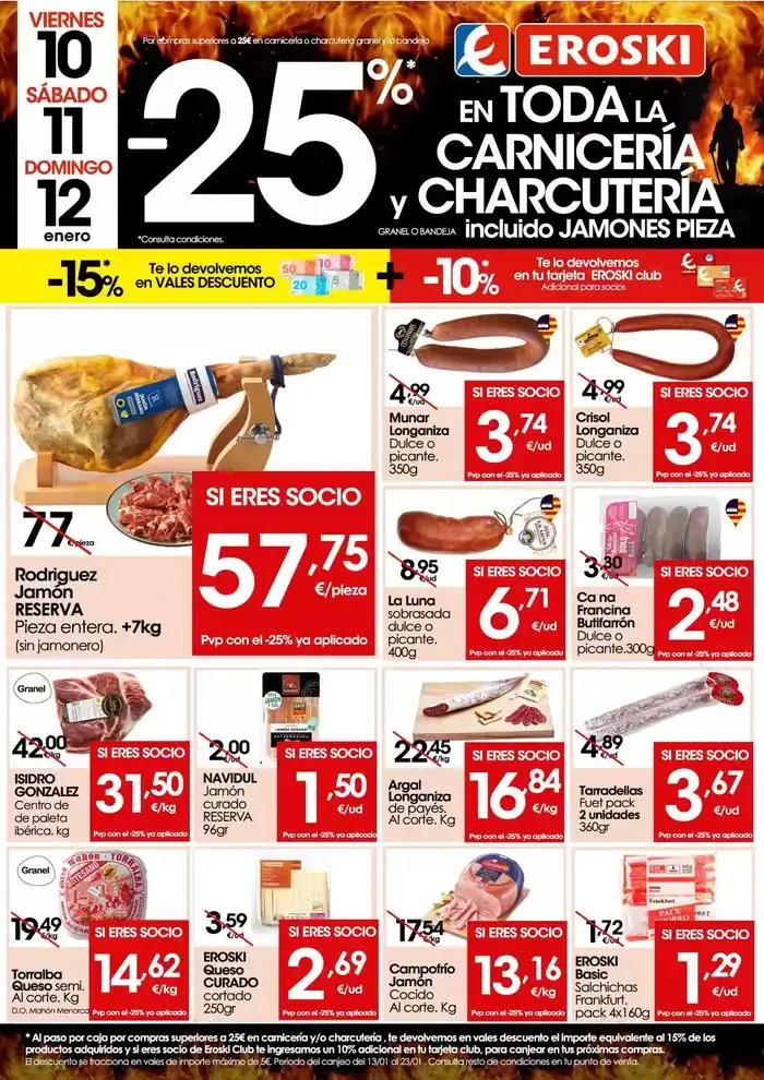 Catálogo de 25% de descuento en toda la carnicería y charcutería 8 de enero al 12 de enero 2025 - Página 2