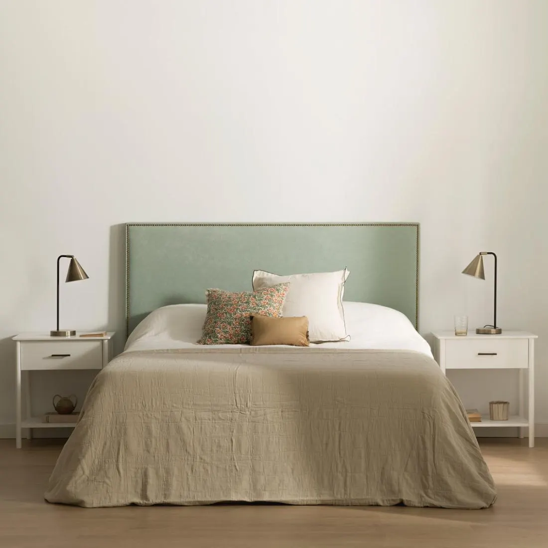 Cabecero tapizado 150/160 menta