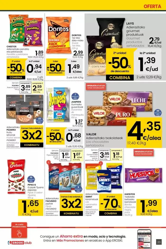 Catálogo de AUKERA OFERTA HIPERMERKATUAK EROSKI 2 de mayo al 13 de mayo 2025 - Página 23