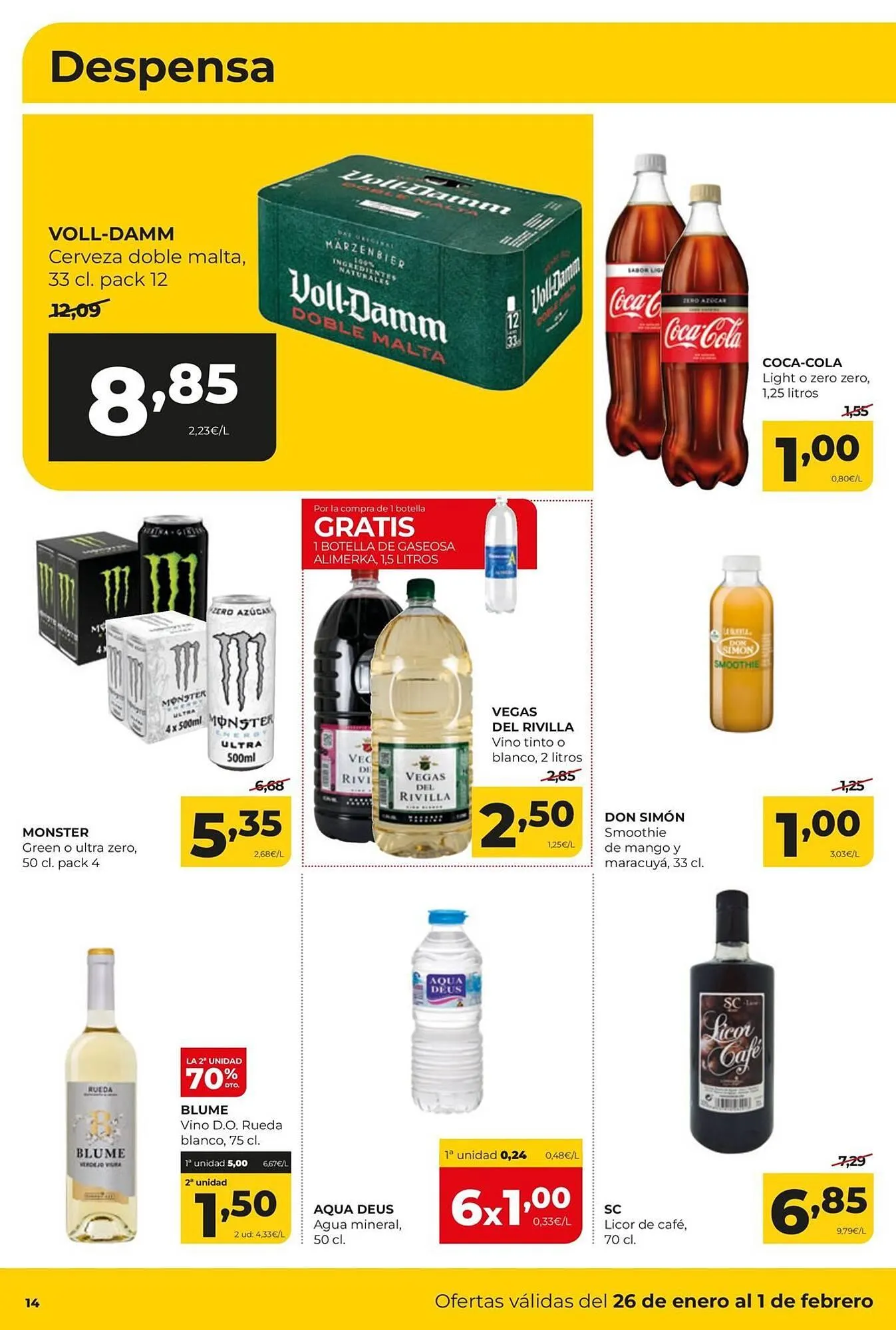 Catálogo de Folleto Alimerka 26 de enero al 1 de febrero 2026 - Página 14