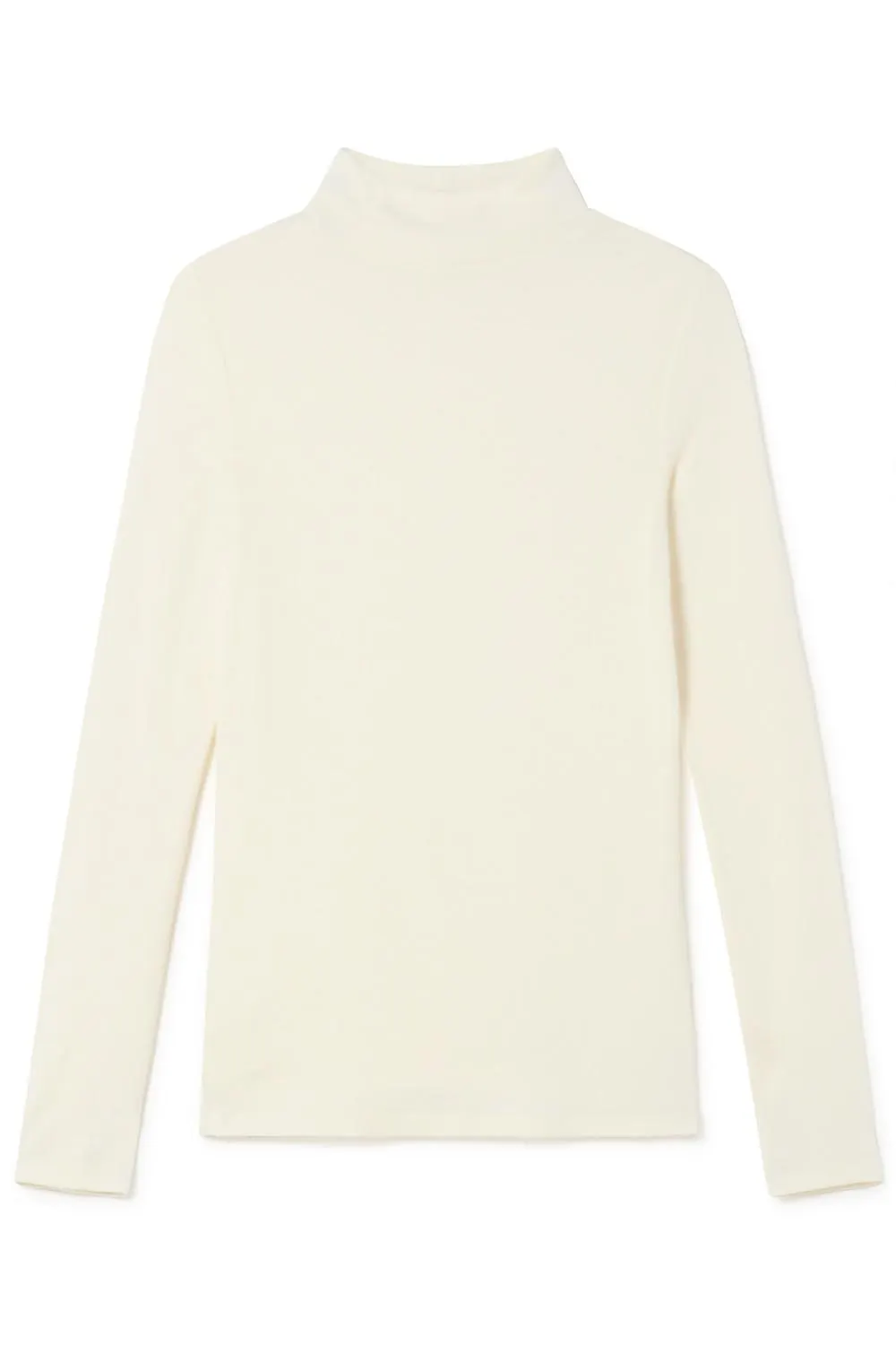 Camiseta de cuello alto de punto cálido