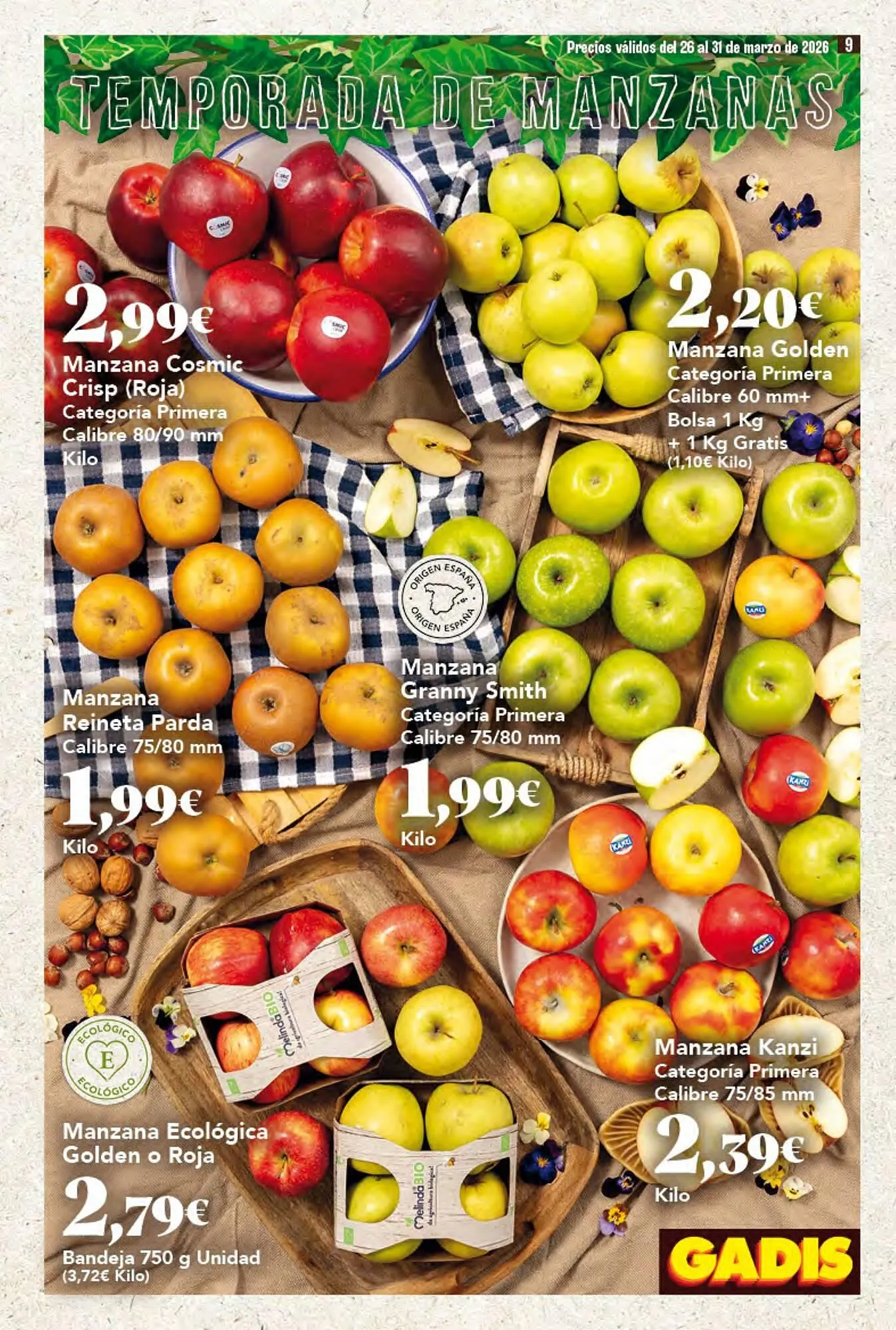 Catálogo de Folleto Gadis 26 de marzo al 31 de marzo 2026 - Página 9
