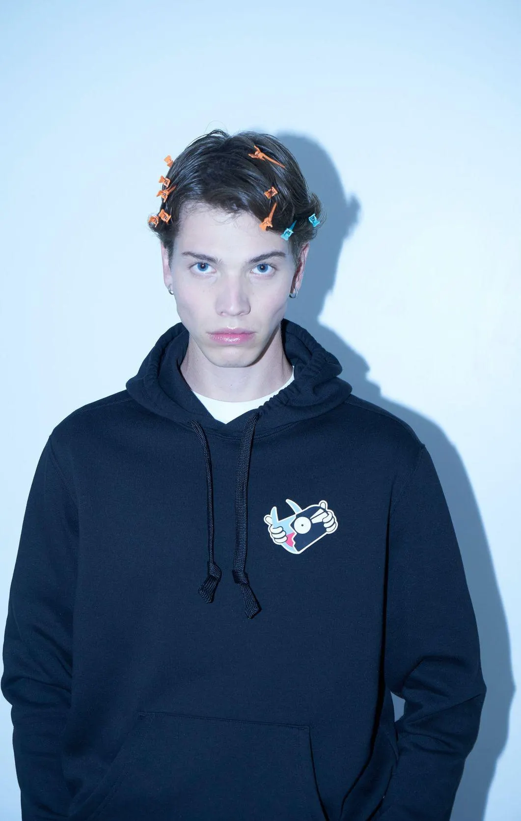 Sudadera de felpa perchada Graphic Gallery con capucha