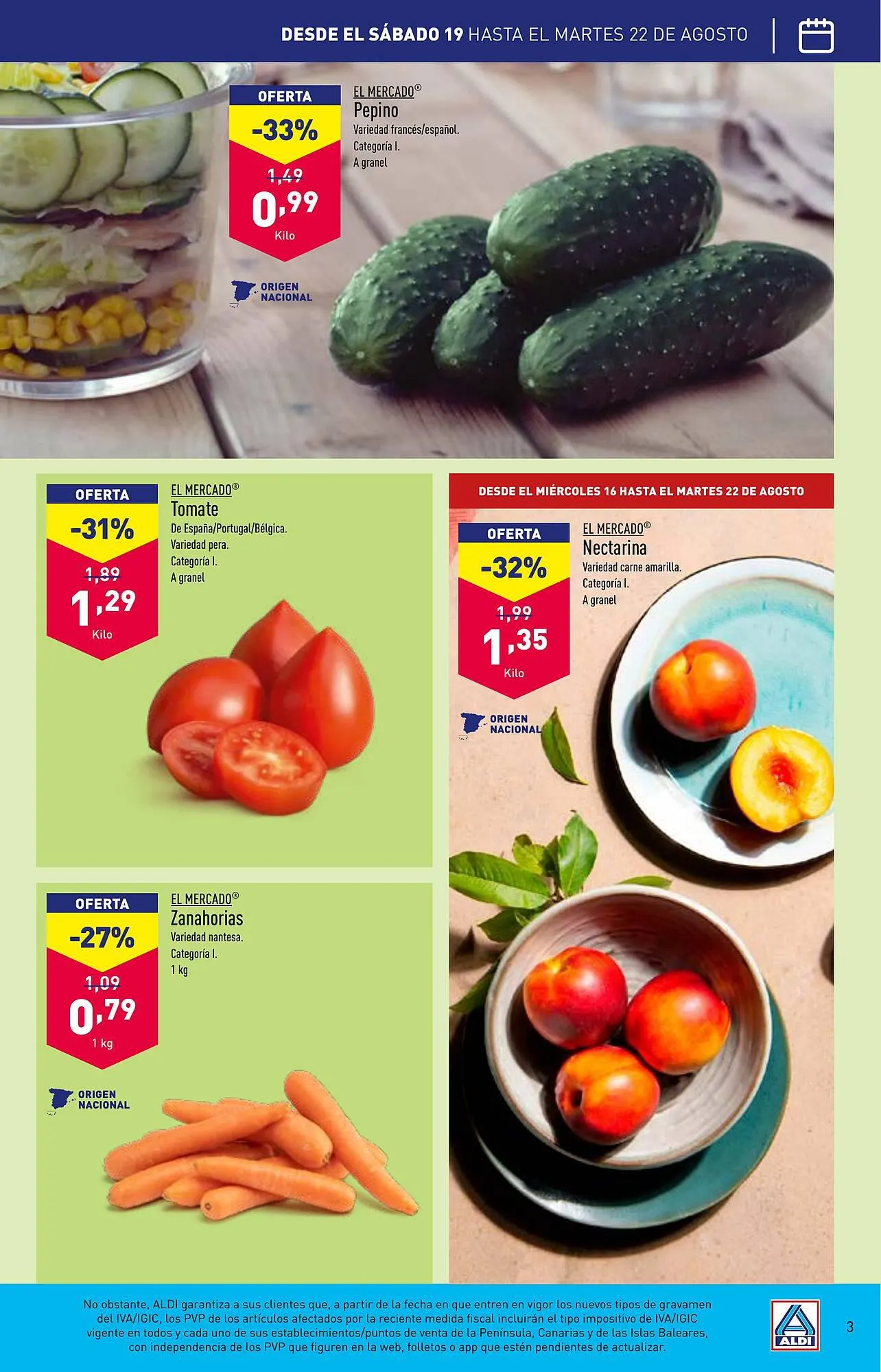 Catálogo de Folleto ALDI 16 de agosto al 22 de agosto 2023 - Página 3