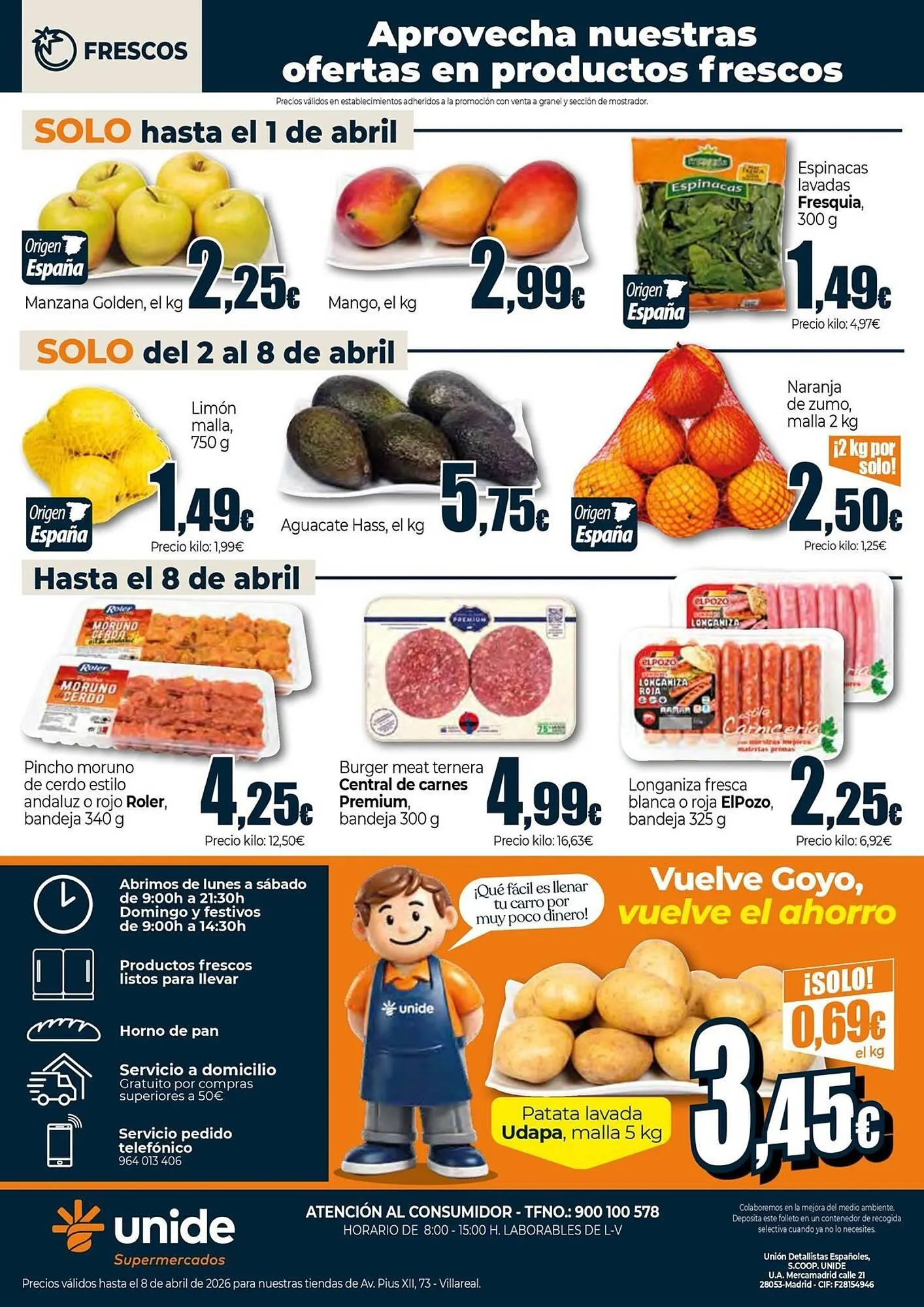 Catálogo de Folleto Unide Supermercados 27 de marzo al 8 de abril 2026 - Página 8