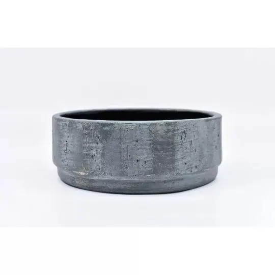 MACETERO BOWL MILA GRIS D30XH11CM