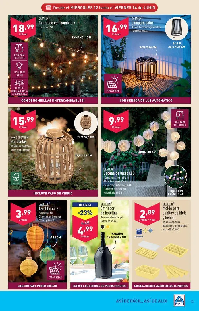 Catálogo de ¡Así de fácil, así de Aldi! 12 de junio al 18 de junio 2024 - Página 13