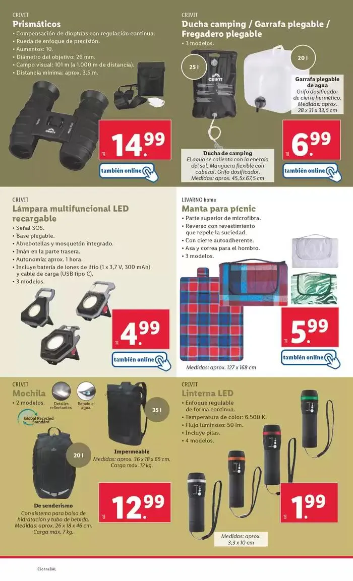 Catálogo de ¡Bazar Lidl! Ofertas válidas del 05/05 al 11/05 5 de mayo al 11 de mayo 2025 - Página 6