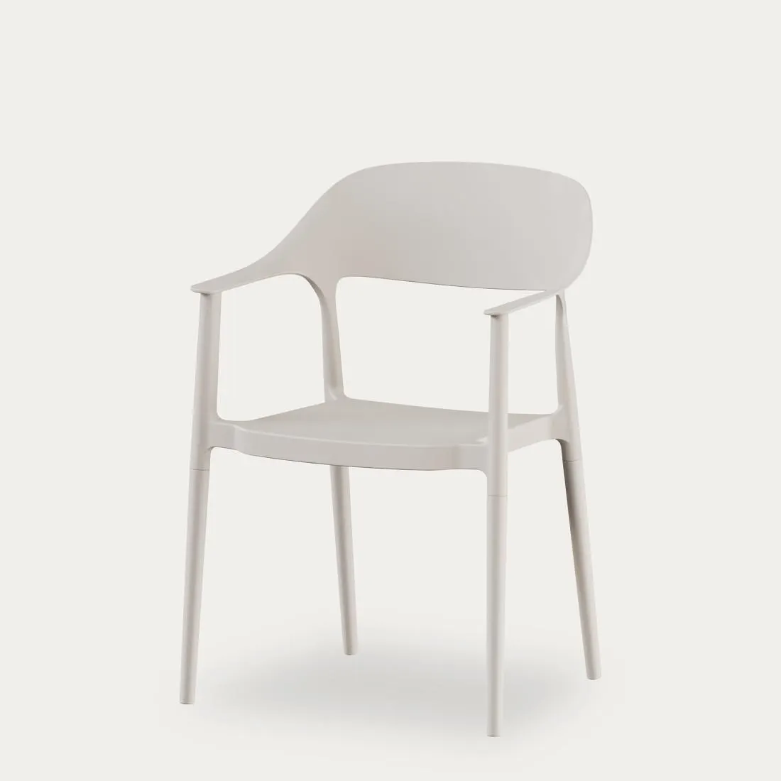 Silla polipropileno beige