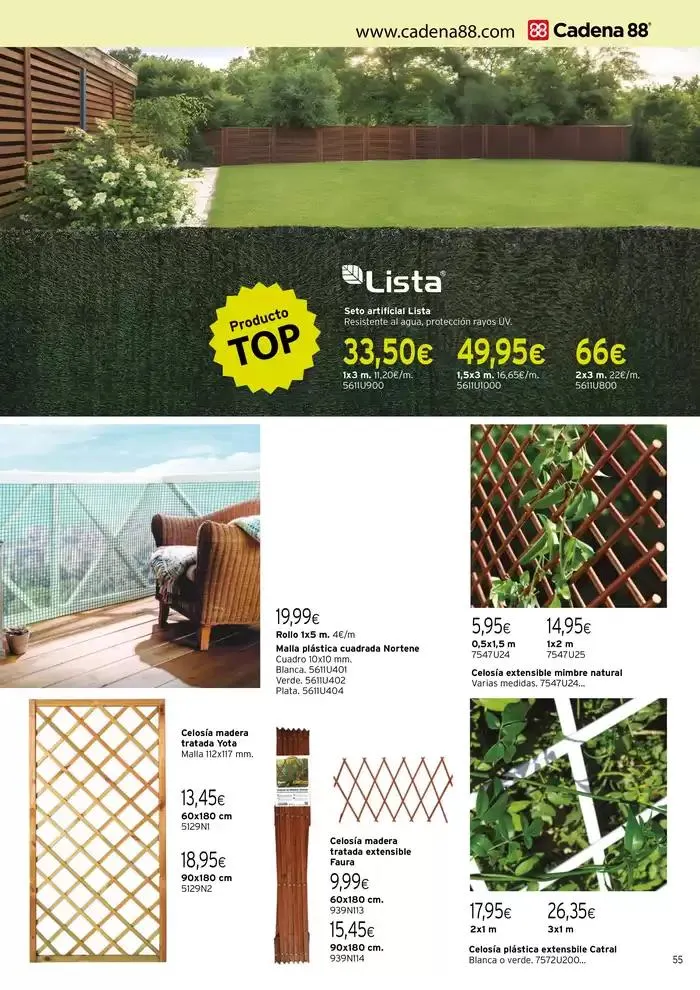 Catálogo de Transforma tu jardín y terraza 1 de enero al 31 de diciembre 2025 - Página 55