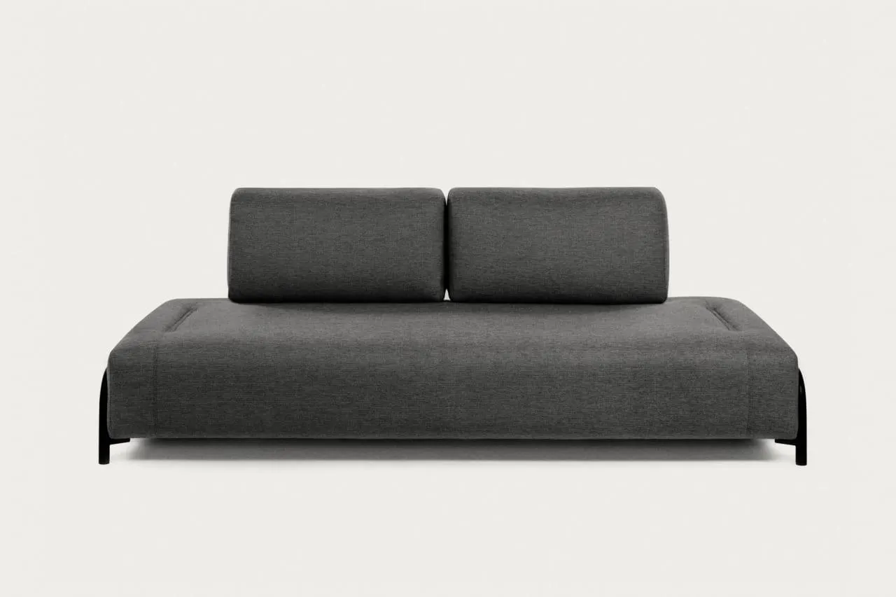 Módulo Compo 3 plazas gris oscuro 232 cm