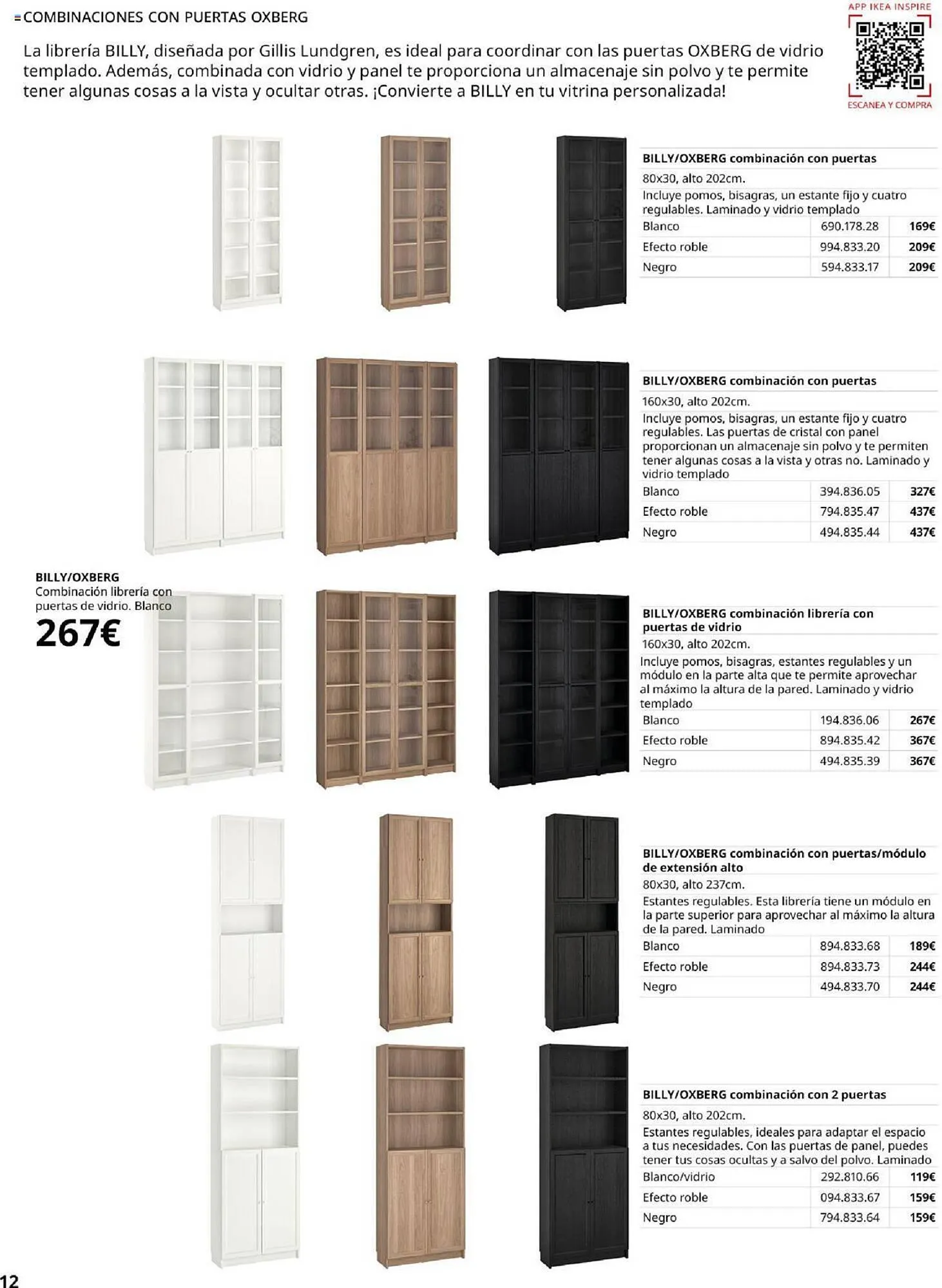 Catálogo de Folleto IKEA Billy 4 de septiembre al 31 de enero 2025 - Página 12